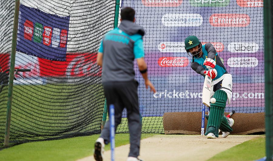 Cricket - ICC Cricket World Cup - Pakistan Nets - Trent Bridge, Nottingham, Britain - June 2, 2019 Pakistan's Mohammad Hafeez during nets Action Images via (Reuters)