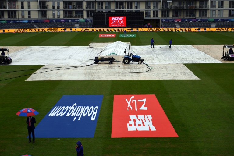 Rain delayed the start of the World Cup match between Pakistan and Sri Lanka in Bristol - AFP