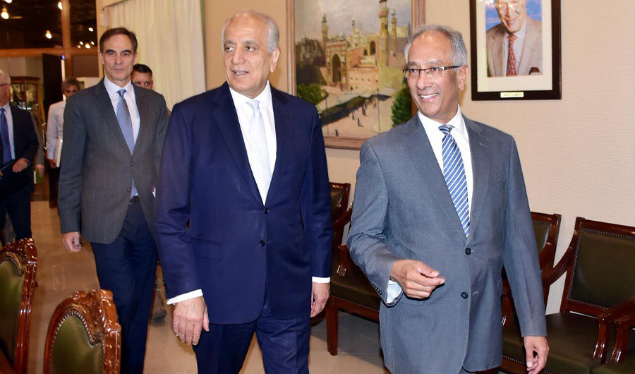 US Special Representative for Afghanistan Ambassador Zalmay Khalilzad arrives in Islamabad - PID