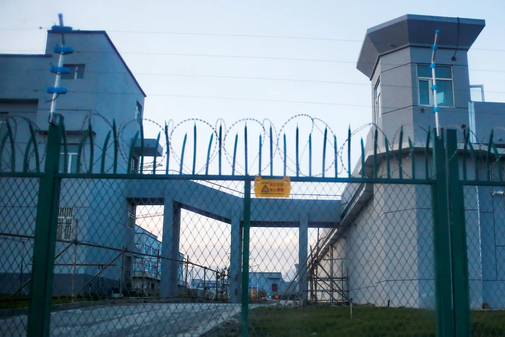 A detention centre in Xinjiang Uighur Autonomous Region, China, photographed on September 4, 2018 (Reuters)