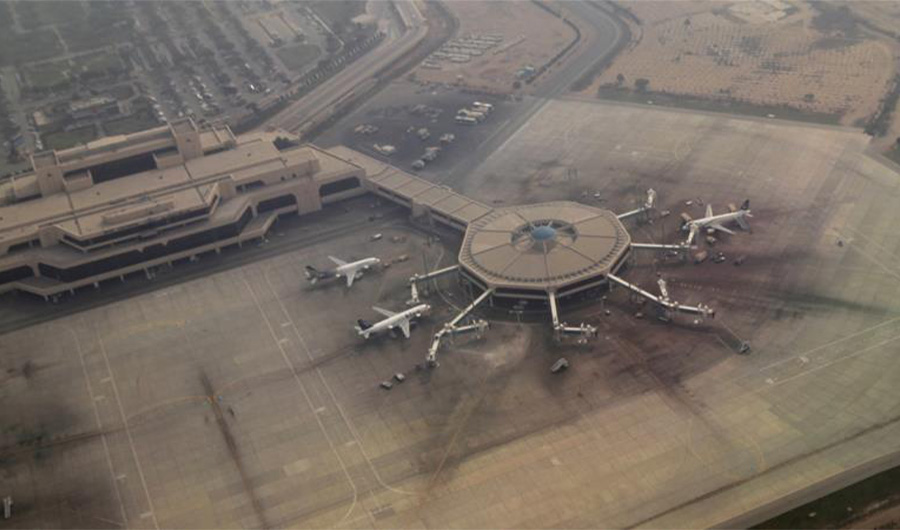 An arial view of the airplane hub at the airport in Karachi, Pakistan February 3, 2017. REUTERS/File Photo