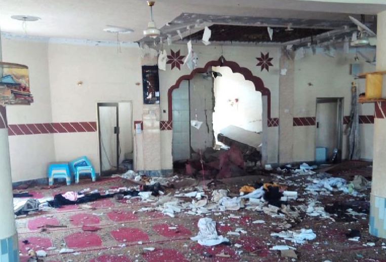 Pakistani police say a powerful bomb went off inside a mosque during Friday prayers on the outskirts of the southwestern city of Quetta (Photo Courtesy: Social Media)