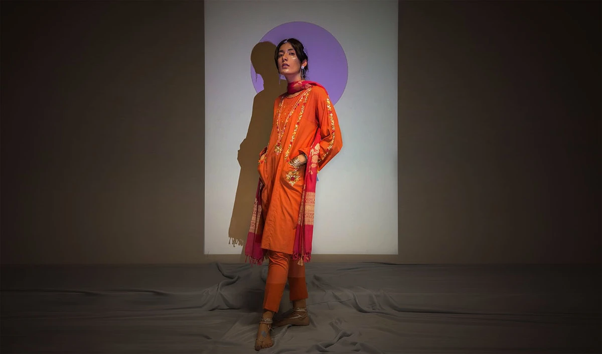 Generation’s Eid collections have been a mainstay of the high-street mega-retailer since opening its doors in 1983. A model wears an outfit from their 2019 Eid al-Adha collection “Angrakel.” (Photo courtesy: Generation/Instagram)