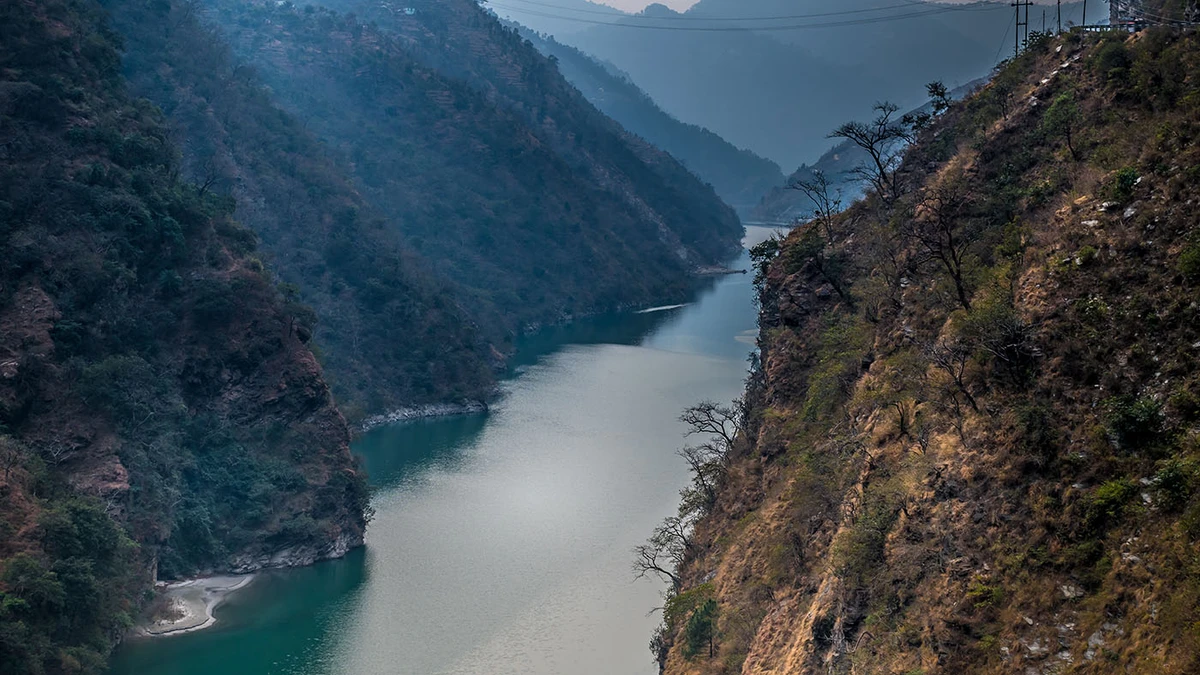 A general view of Sutlej River. (Shutterstock)