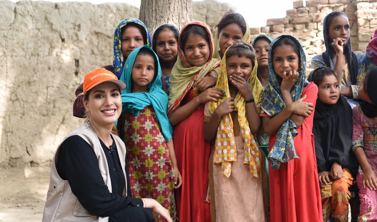 Pakistani actress Mehwish Hayat says one of the reasons for her to join global charity Penny Appeal is that she will be able to raise funds to rebuild 5 schools in Sukkur city in the Pakistani province of Sindh. (Photo courtesy: Penny Appeal)