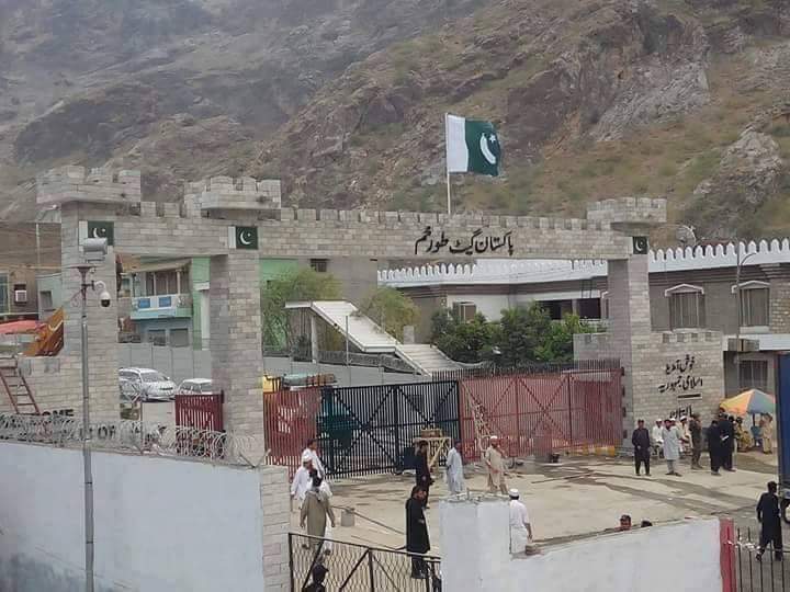 In this June 15, 2019 file photo, Khasadar personnel can be seen at the Torkham border crossing between Pakistan and Afghanistan. (Photo: Custom Clearing Agent Association Torkham)