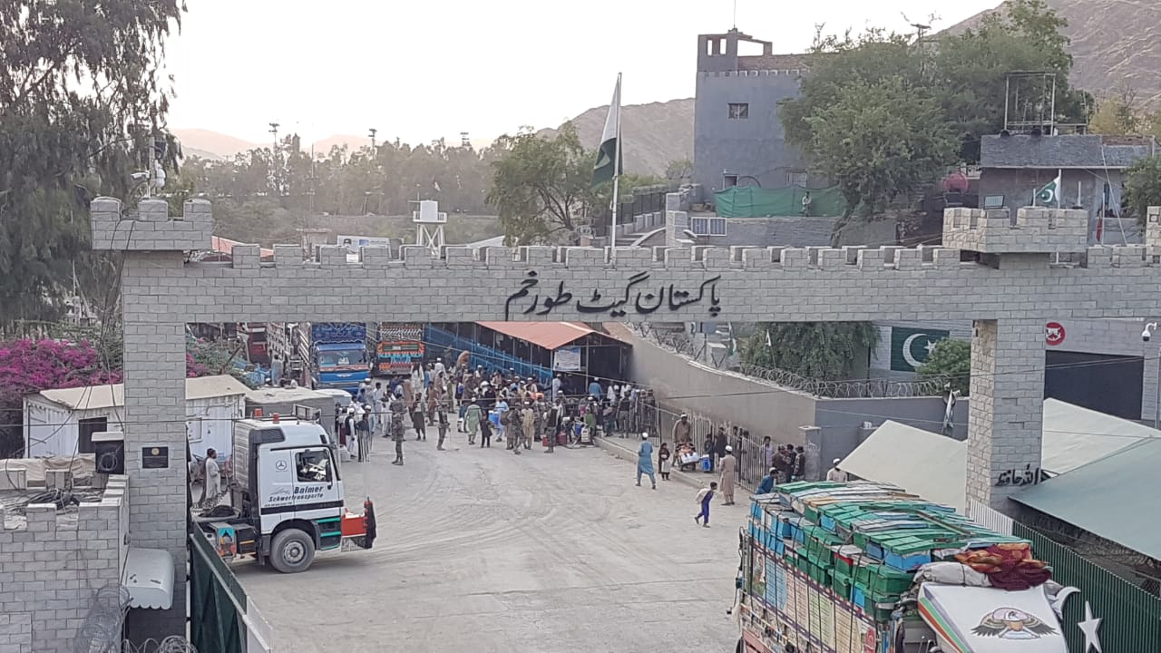 A view of the Pak-Afghan Torkham border, where Prime Minister Imran Khan inaugurated a 24/7 border post on Wednesday, in a bid to boost trade. September 18, 2019. (Photo AN)