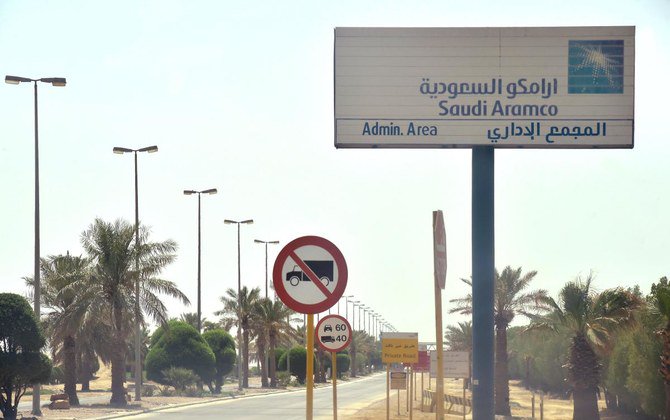 The Tehran-backed Houthis have claimed the weekend’s strikes on two plants owned by state giant Aramco in eastern Saudi Arabia. (File/AFP)