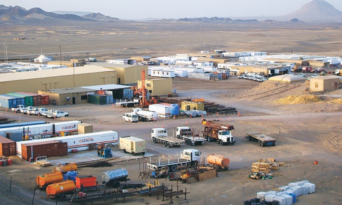 This is a file photo of the site of the gold and copper mine exploration project of Tethyan Copper Company (TCC) in Reko Diq, in Balochistan, Pakistan. (Photo Courtesy - TCC)