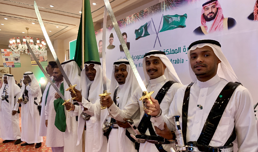 Saudi National day was celebrated in a grand ceremony hosted by the Royal embassy of Saudi Arabia in Islamabad on Tuesday, September 24, 2019. (AN photos by Sib Kaifee)