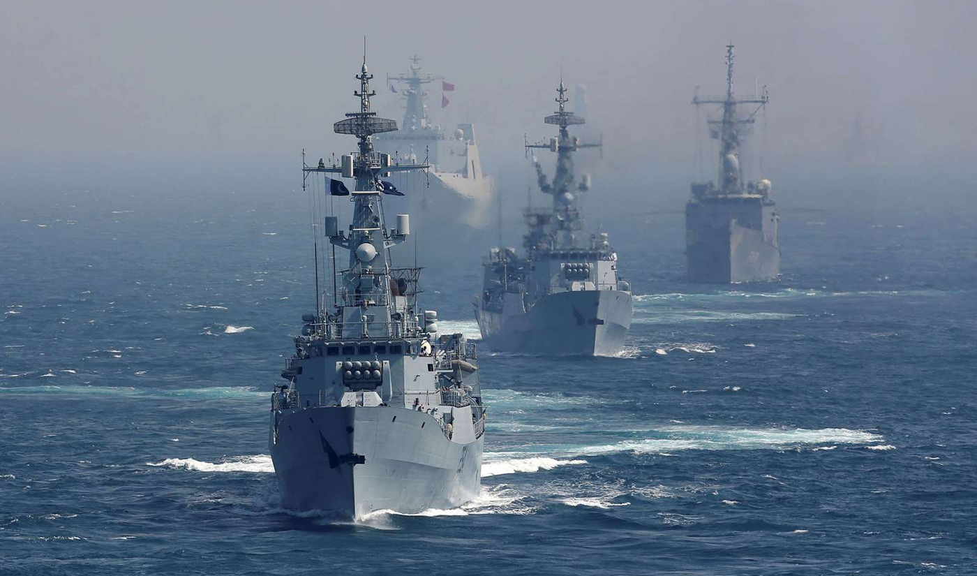 Upon arrival at the port, the ship was given a warm reception, according to the statement, with PNS Alamgir’s Commanding Officer calling on the Deputy Western Fleet Commander Royal Saudi Naval Forces. (AP/File)