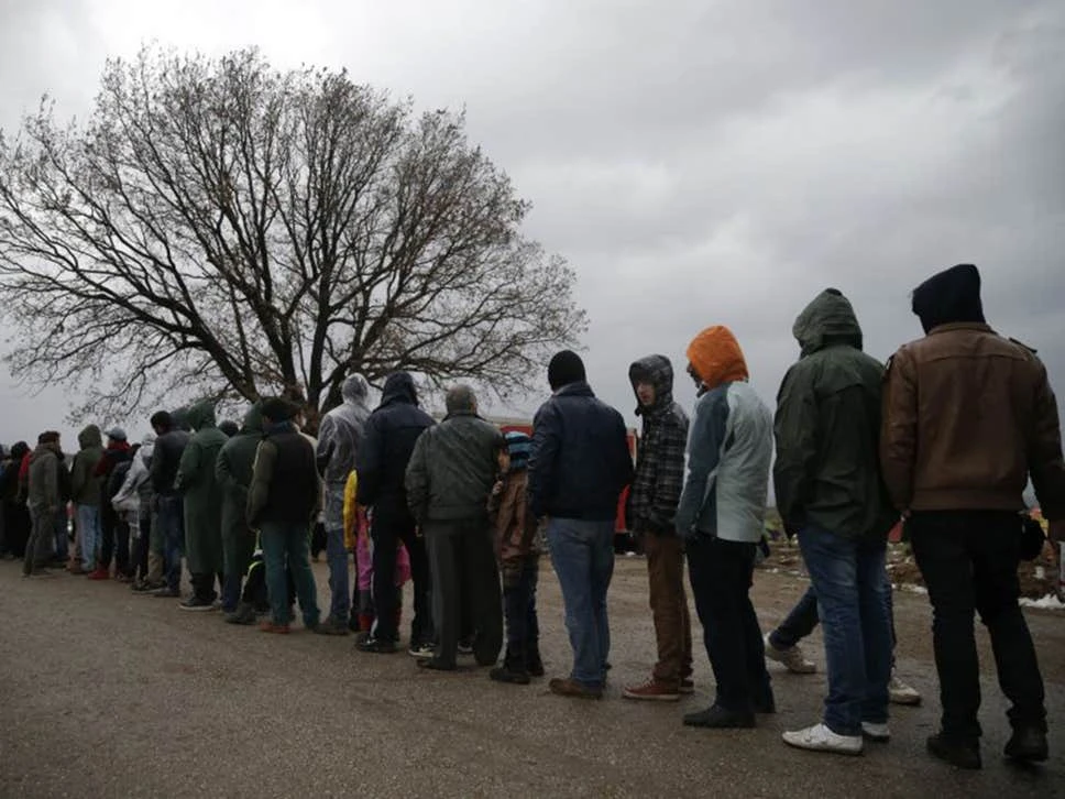 Police in the northern Greek city of Thessaloniki say they have arrested the driver of a van carrying 26 migrants — 23 of them from Pakistan and three from Bangladesh. (File/Reuters)