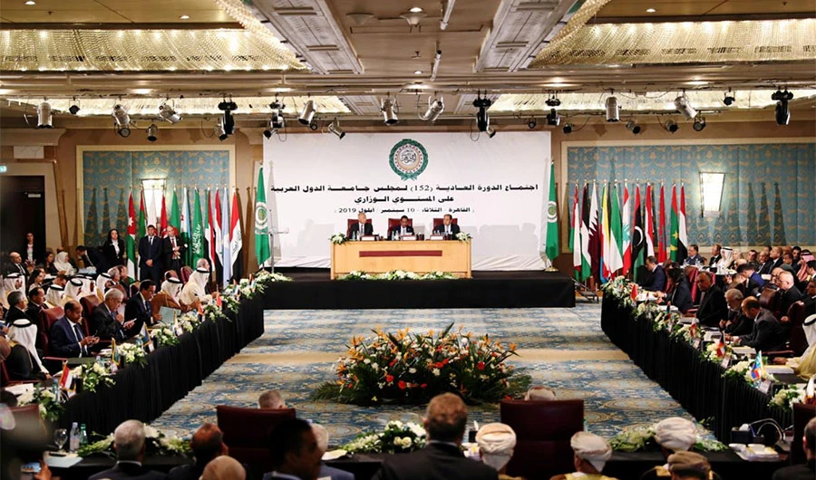 Arab foreign ministers and delegation members attend the annual Arab League meeting in Cairo, Egypt September 10, 2019. (REUTERS/Mohamed Abd El Ghan)