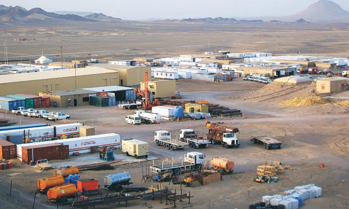This is a file photo of the site of the gold and copper mine exploration project of Tethyan Copper Company (TCC) in Reko Diq, in Balochistan, Pakistan. (Photo Courtesy - TCC)