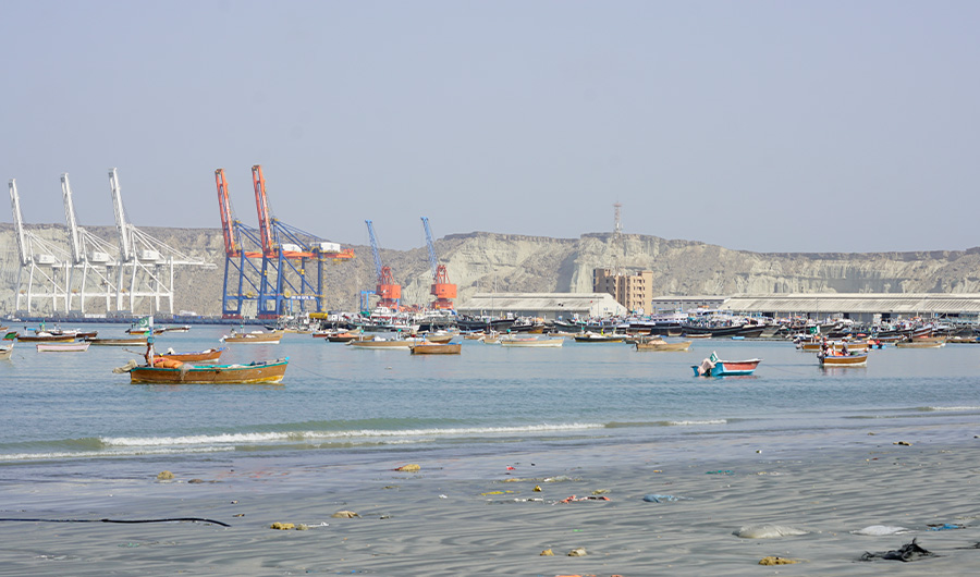 Gwadar Port became formally operational on 14 November 2016, when it was inaugurated by Pakistan's Prime Minister Muhammad Nawaz Sharif. However, the port has yet to start commercial operation. (AN Photo by Hassam Lashkari)