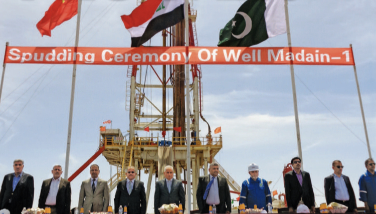 Pakistan Petroleum Limited team at one of its exploration wells , southeast of Baghdad city, Iraq April 14, 2019. (Photo Courtesy: PPL monthly publication PROGRESS)