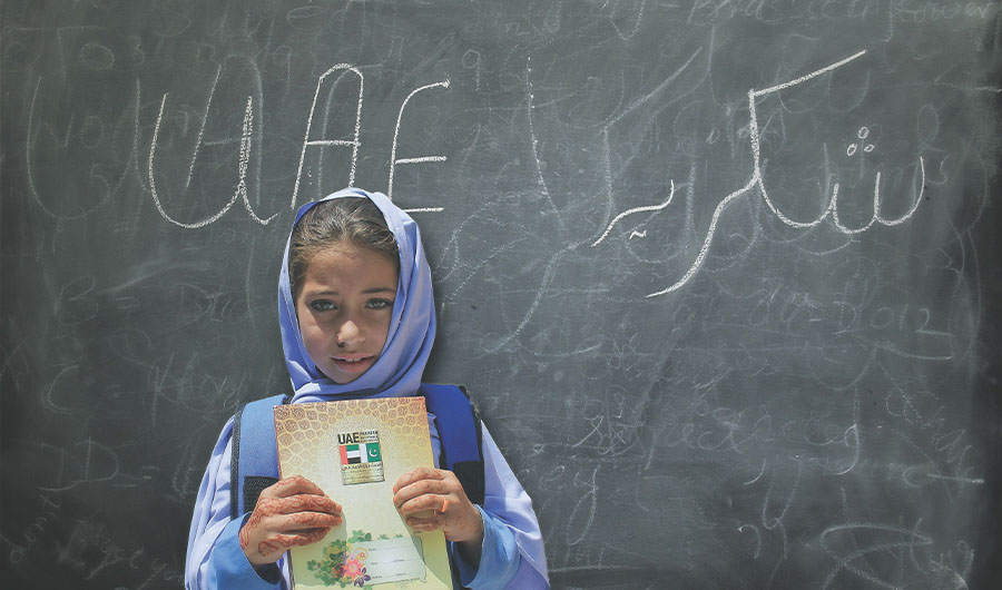 The UAE-Pakistan Assistance Programme (PAP) built schools in Swat, KP with more than 30,000 students enrolled. (Photo Courtesy: UAE PAP Twitter account)