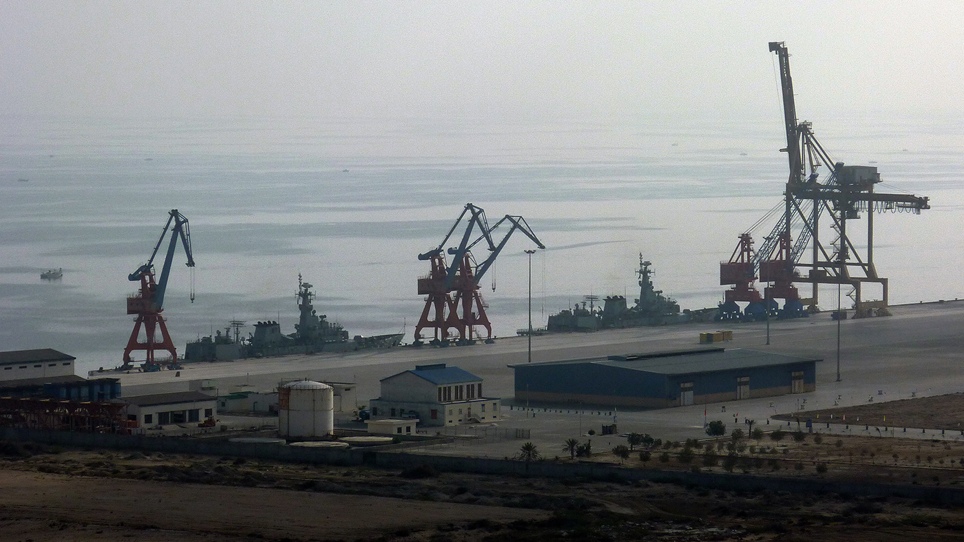This photograph taken on April 13, 2016, shows a general view of the dockside at the port of Gwadar, some 700kms west of Karachi. (AFP/File)