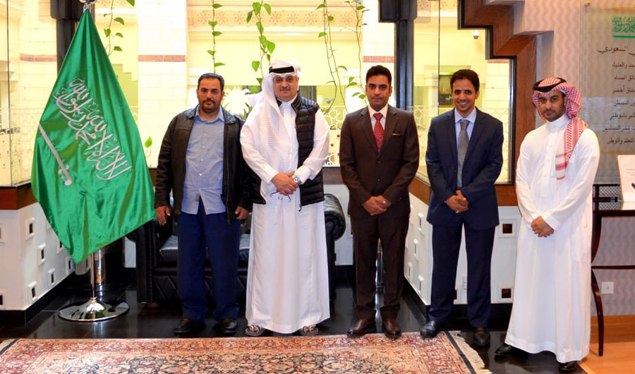 Saudi Ambassador Nawaf Saeed Al Malki received officials from the Kingdom’s Ministry of Health in Islamabad on November 24th, 2019. (Photo Courtesy: Saudi Embassy Twitter Account)