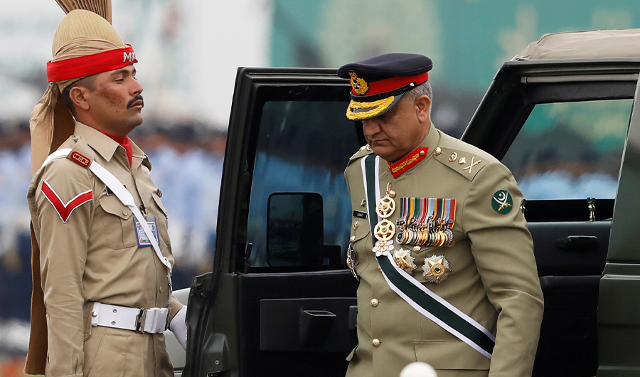 Pakistan's Army Chief of Staff General Qamar Javed Bajwa, arrives to attend the Pakistan Day military parade in Islamabad, Pakistan March 23, 2019. Picture taken March 23, 2019. (REUTERS/ File Photo)
