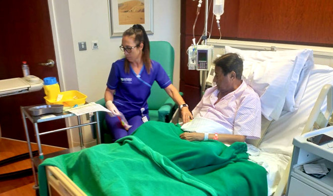 Pakistan's former military ruler General Pervez Musharraf seen in a hospital room in Dubai in a photo shared by his close friend and political aide Dr Muhammad Amjad on May 31, 2019. Amjad said on June 1, 2019 that the photo is recent and Musharraf is still hospitalized. (Photo handout by Dr Muhammad Amjad)