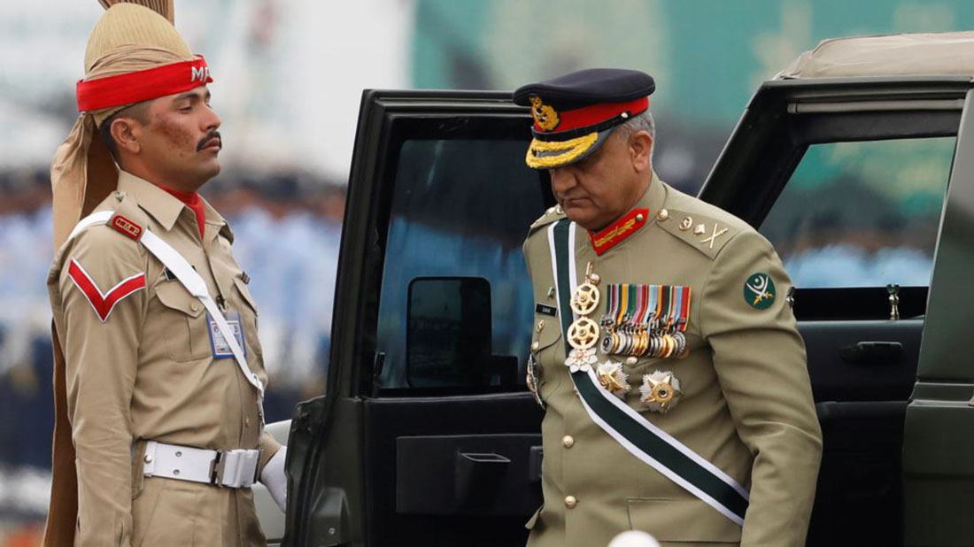 Pakistan's Army Chief of Staff General Qamar Javed Bajwa, arrives to attend the Pakistan Day military parade in Islamabad on March 23, 2019. (REUTERS/File)