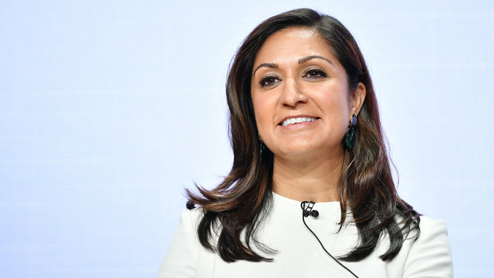 mna Nawaz of PBS Newshour speaks during the PBS segment of the Summer 2019 Television Critics Association Press Tour 2019 at The Beverly Hilton Hotel on July 29, 2019 in Beverly Hills, California. (AFP/File)