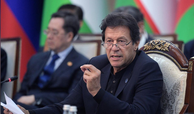 Pakistan’s Prime Minister Imran Khan attends a session during the Shanghai Cooperation Organisation (SCO) summit in Bishkek, Kyrgyzstan June 14, 2019. Sputnik/Alexei Druzhinin/Kremlin via REUTERS/File Photo