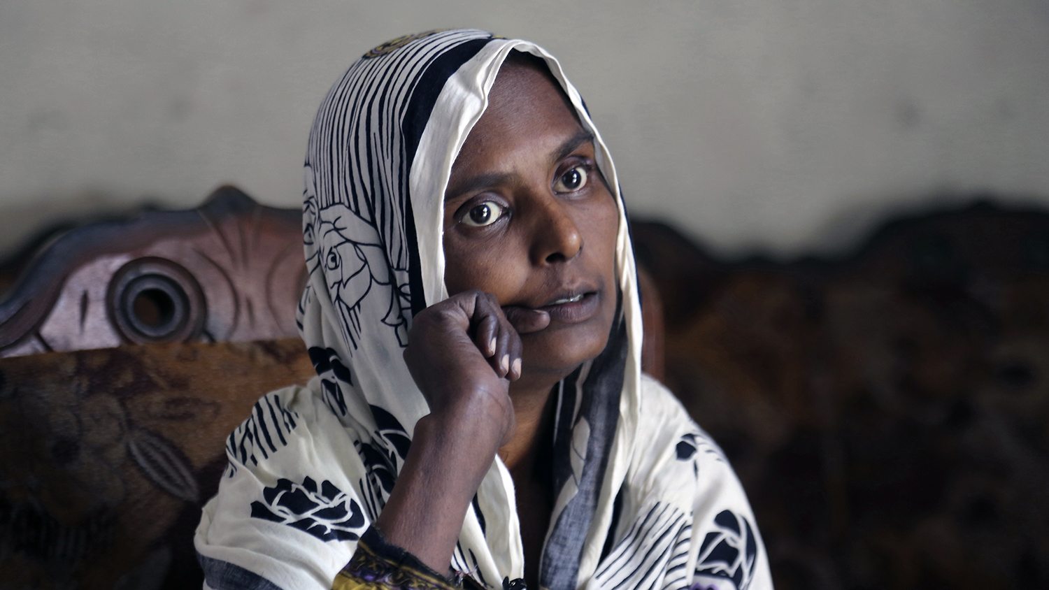 Pakistani Christian woman Samiya David talks to the Associated Press in Gujranwala on April 14, 2019. (AP/File)