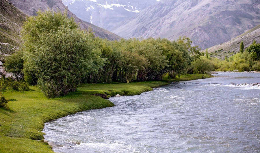 In this undated photo, a mountain stream is seen flowing through a sparsely inhabited area of northern Khyber Pakhtunkhwa. (Photo courtesy: KP Tourism Department)