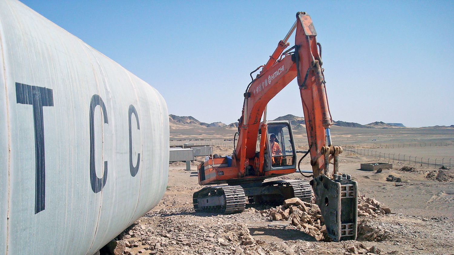 This undated file photo shows the construction site of Tethyan Copper Company, a joint venture between Barrick Gold of Canada and Antofagasta Minerals of Chile, in Reko Diq, Pakistan. (Photo courtesy: astralconstructors.com)