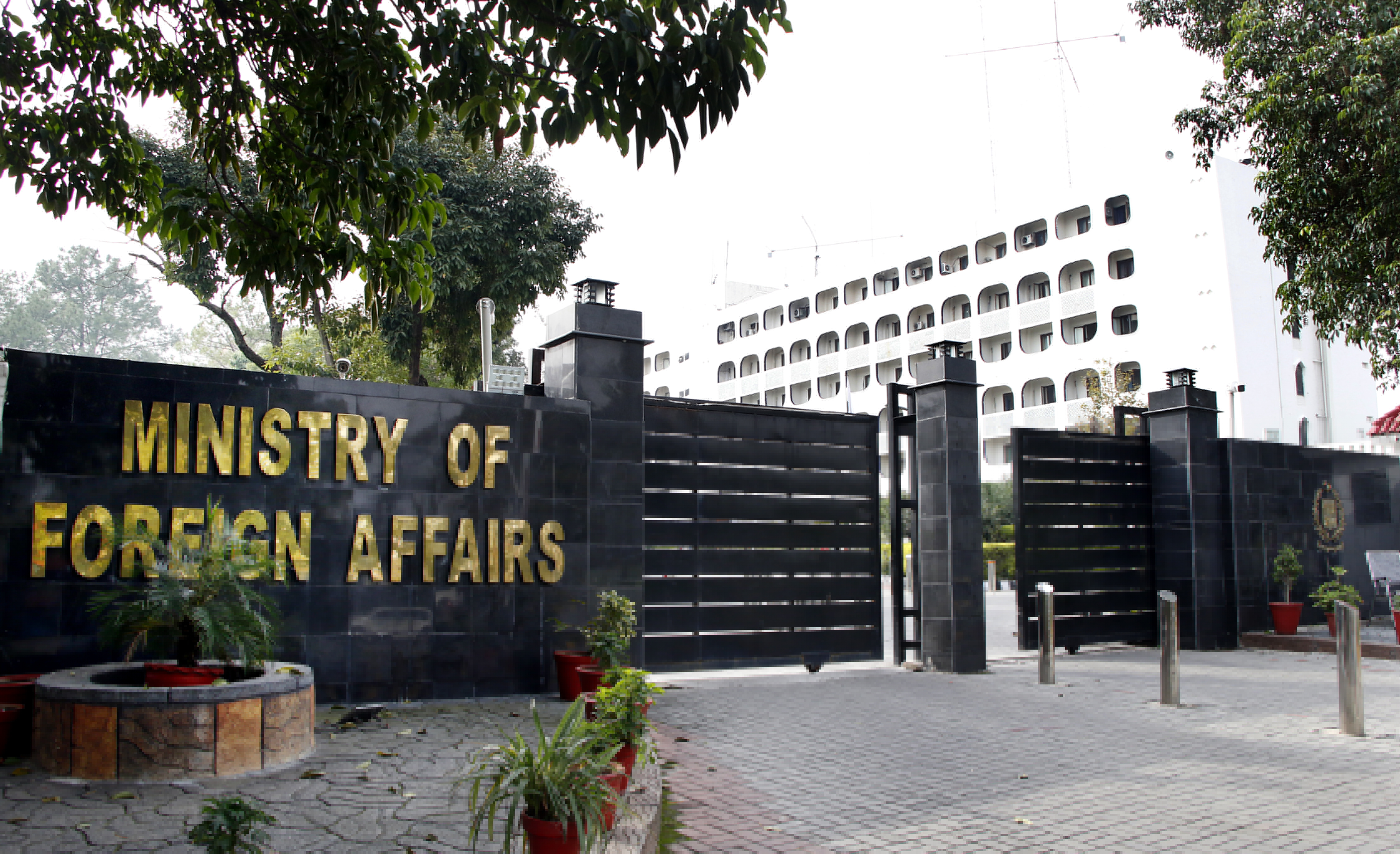 The photograph shows the Ministry of Foreign Affairs building in Islamabad on Jan. 22, 2020. (AN photo)