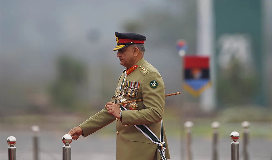 Pakistan Army Chief General Qamar Javed Bajwa arrives to attend the Pakistan Day parade in Islamabad on March 23, 2019. (AFP)