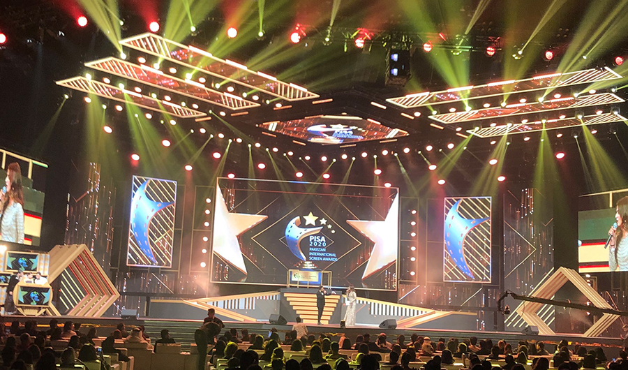 Pakistan International Screen Awards (PISA) held in Coca-Cola Arena, Dubai on February 7, 2020. (Photo courtesy: social media)