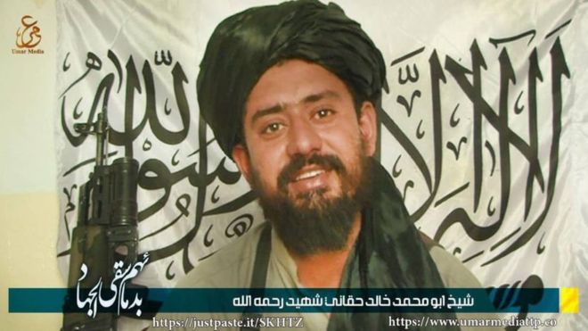 This undated file photo shows Sheikh Khalid Haqqani, member of Pakistani Taliban that was killed in a clash with security forces in Afghanistan. (Screen grab: Umar Media)