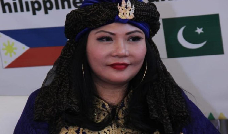 Princess of three islands in the Philippines, Sultana Maria Amor, on a five-day philanthropic visit to Pakistan’s southern Karachi on February 9, 2020. (Supplied)