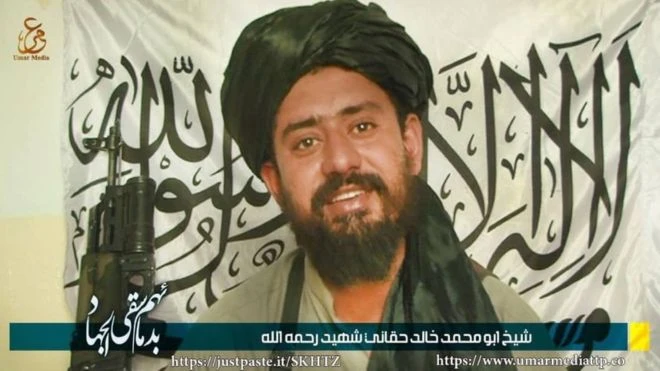 This undated file photo shows Sheikh Khalid Haqqani, member of Pakistani Taliban that was killed in a clash with security forces in Afghanistan. (Screen grab: Umar Media)
