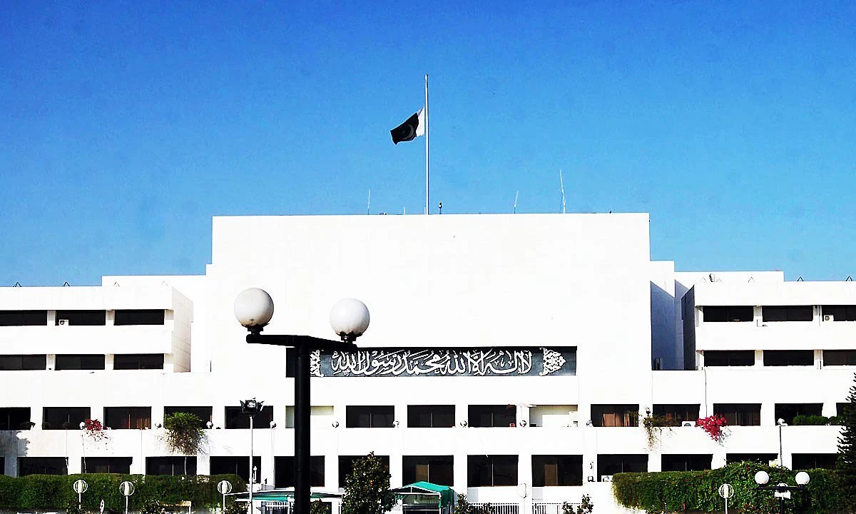 This undated file photo shows National Assembly premises in Islamabad. (PID)