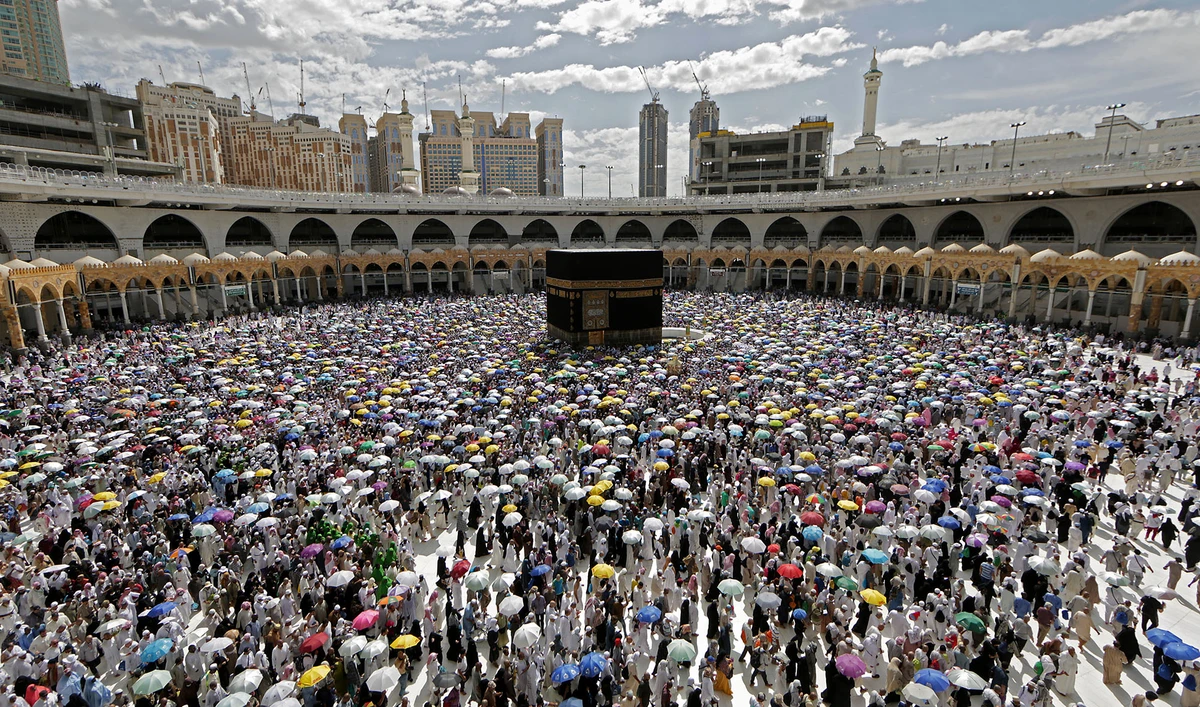 In this file photo, Muslim pilgrims circumambulate around Kaaba at the Grand Mosque in Makkah on Aug. 13, 2019. (AFP)
