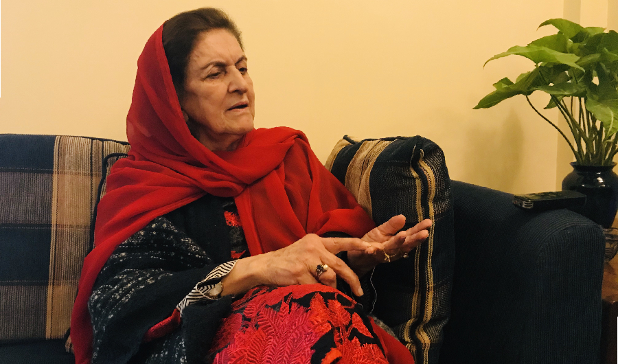 Seen here is Dr Parveen Azam Khan who runs the Dost Welfare Foundation, a non-profit, rehabilitation centre in Peshawar, Khyber Pakhtunkhwa province on March 25, 2020. The center was established in 1992 and has rehabilitated 60,000 drug addicts since then. (AN Photo)