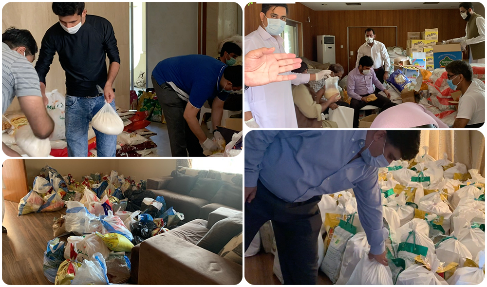 Hundreds of Pakistanis in UAE get relief packets amid virus lockdown