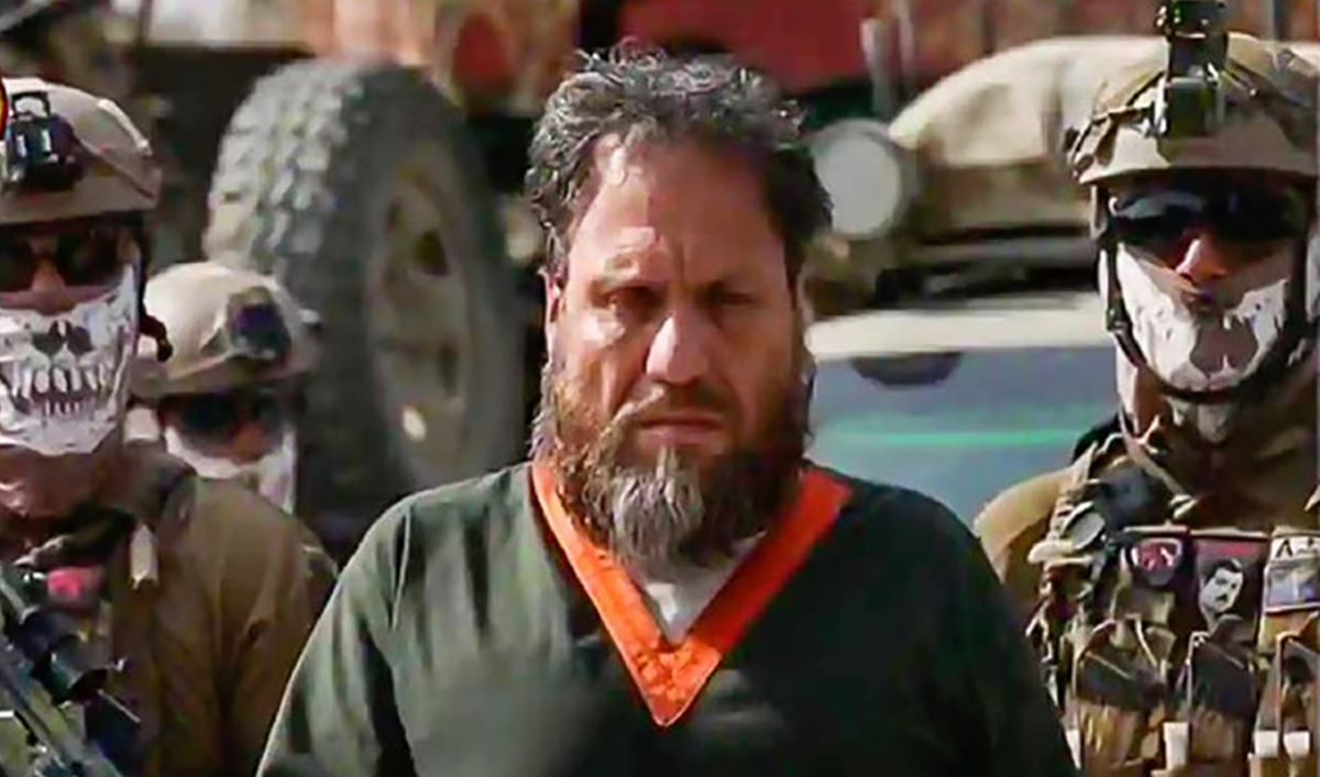This photograph shows Daesh leader Aslam Farooq arrested in Afghanistan on April 5, 2020. (Photo courtesy: NSD photo)