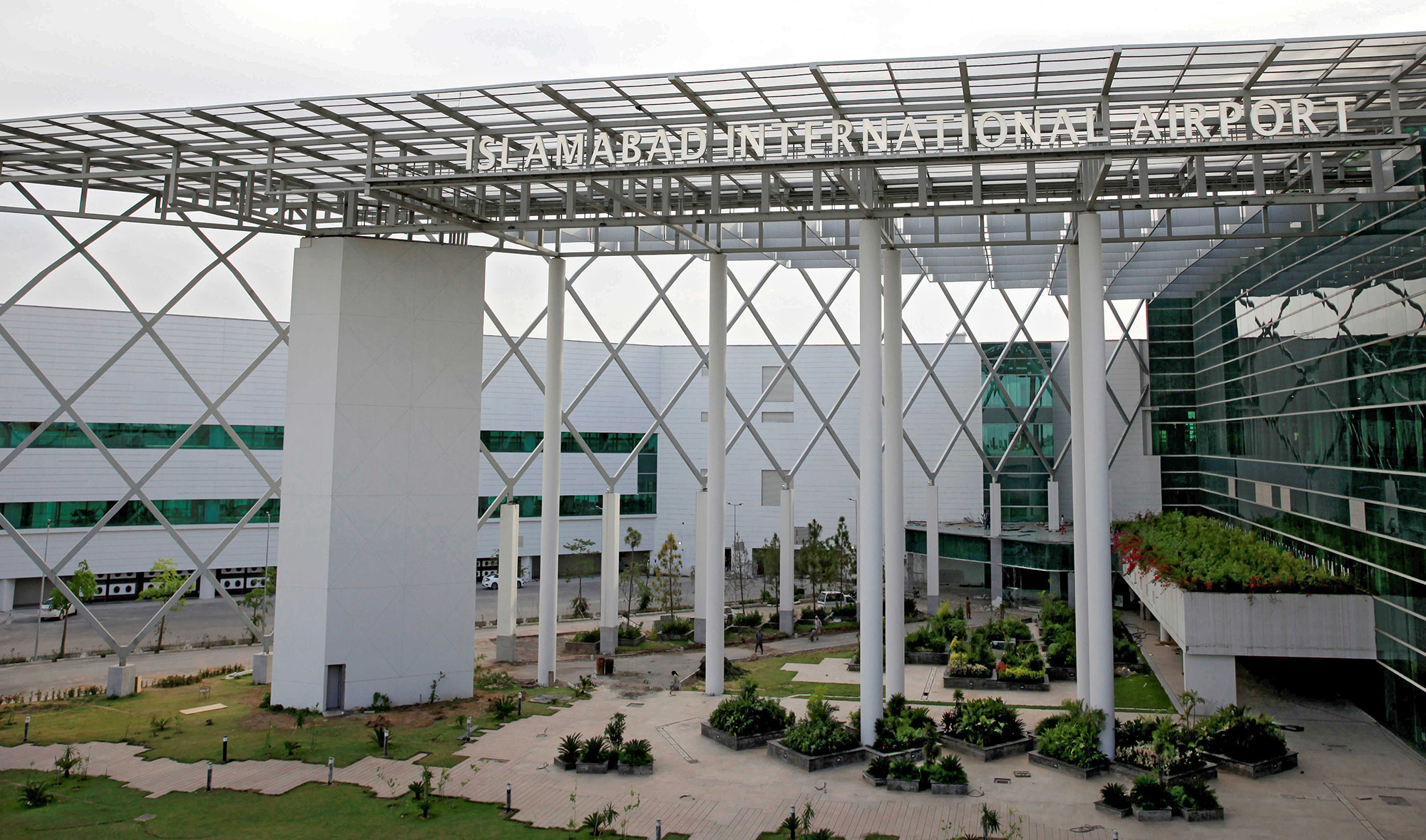 This file photo shows a general view of Islamabad International Airport on April 18, 2018. (REUTERS)