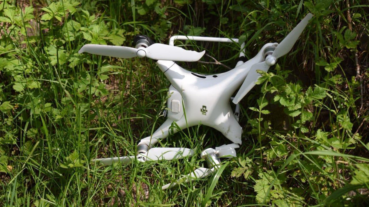 The drone was shot down over the Rakhchikri border village when it entered Kashmir territory along the Line of Control that divides the Pakistani and Indian-controlled portions of the Himalayan region, Pakistan military said. (Photo courtesy: ISPR)