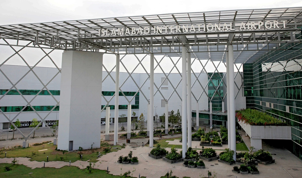 This file photo shows a general view of Islamabad International Airport on April 18, 2018. (REUTERS)