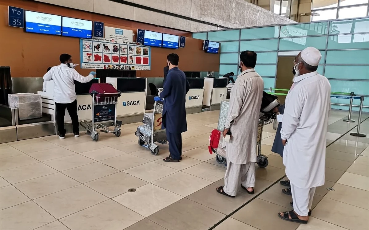 Two repatriation flights carrying 287 stranded Pakistanis departed from Jeddah on June 8, 2020. (Photo courtesy: Consulate General of Pakistan in Saudi Arabia)