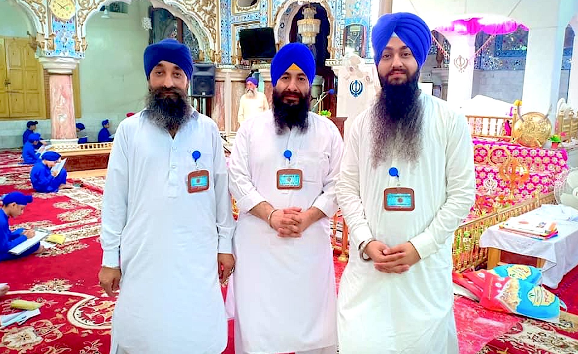 In this undated photo, Jay Singh, Ravinder Singh and Maninder Singh, three friends who lost their lives in a train accident on Friday, July 3, 2020, can be seen from left to right. (Photo courtesy: Balbir Singh)