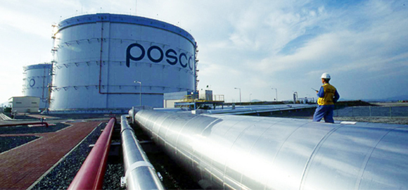 Posco`s LNG terminal in Gwangyang. (Photo courtesy: Social Media)