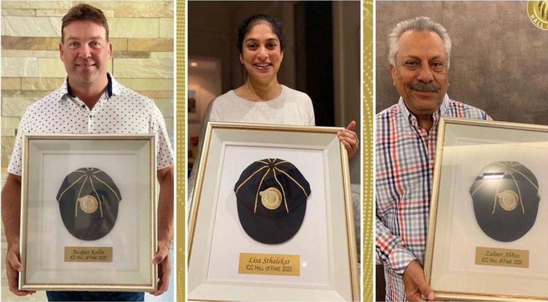 Zaheer Abbas, Kallis and women’s star Sthalekar inducted into ICC Hall of Fame. (Photo courtesy: Social Media)