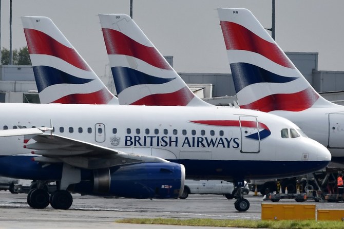 British Airways suspended flights to Cairo for seven days starting Saturday as a precaution to allow for an assessment of security there, the airline said in a statement. (File/ AFP)